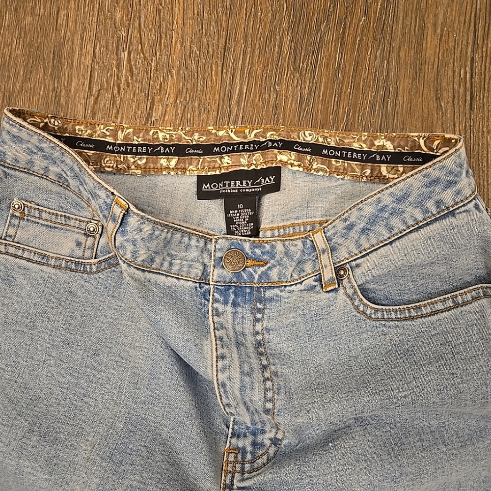 Monterey Bay Clothing Company Women’s Classic Blue Jeans Size 10 Denim Pants - Picture 3 of 6